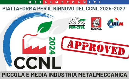 Ccnl Unionmeccanica-Confapi. Approvata la piattaforma unitaria Fim-Fiom-Uilm