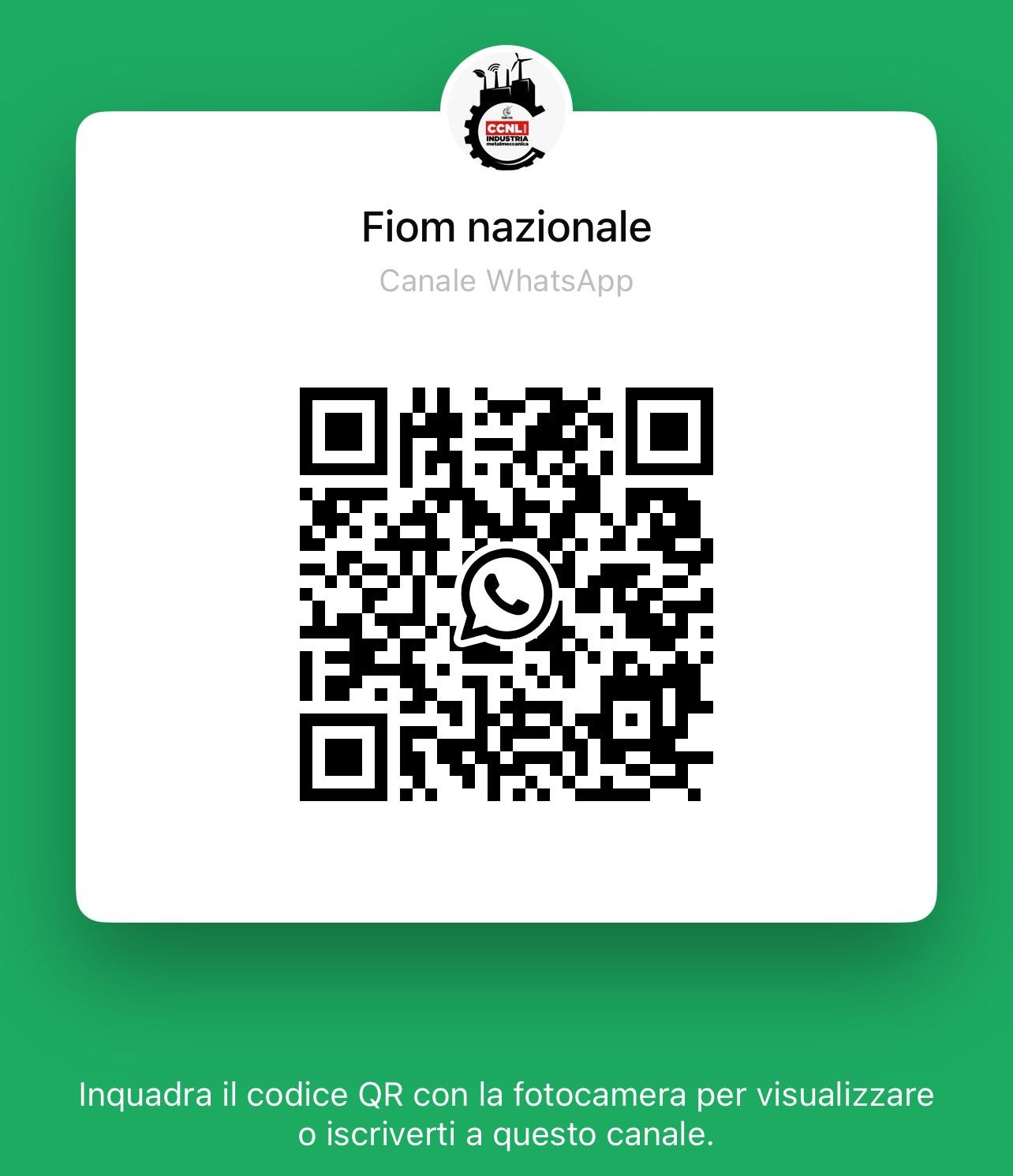 QR CODE - FIOM NAZIONALE