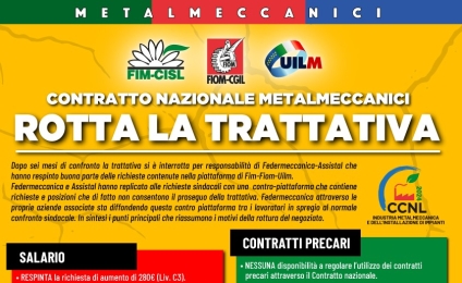 Rotta la trattativa [volantino]