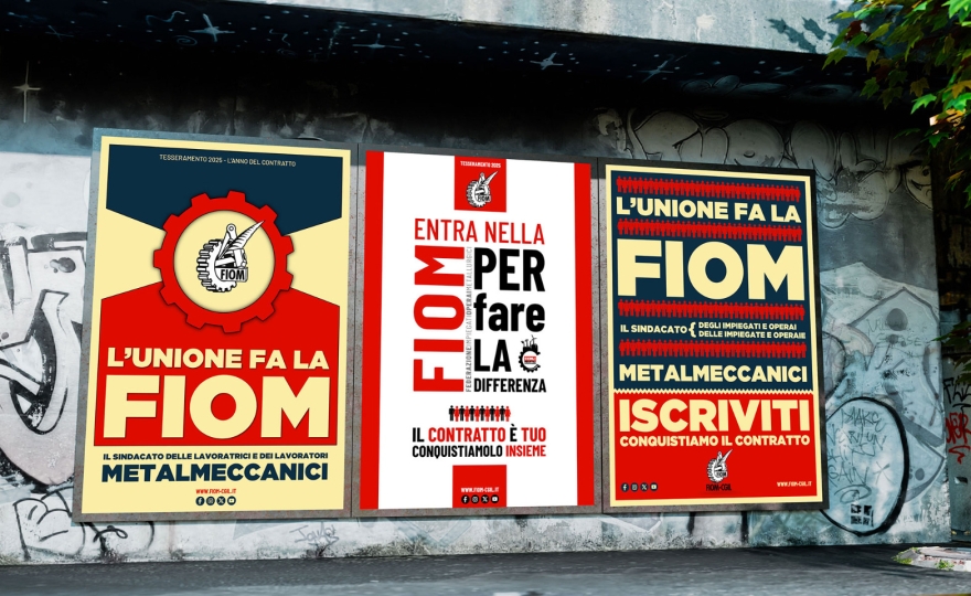 L'Unione fa la Fiom. Campagna tesseramento 2025 della Fiom