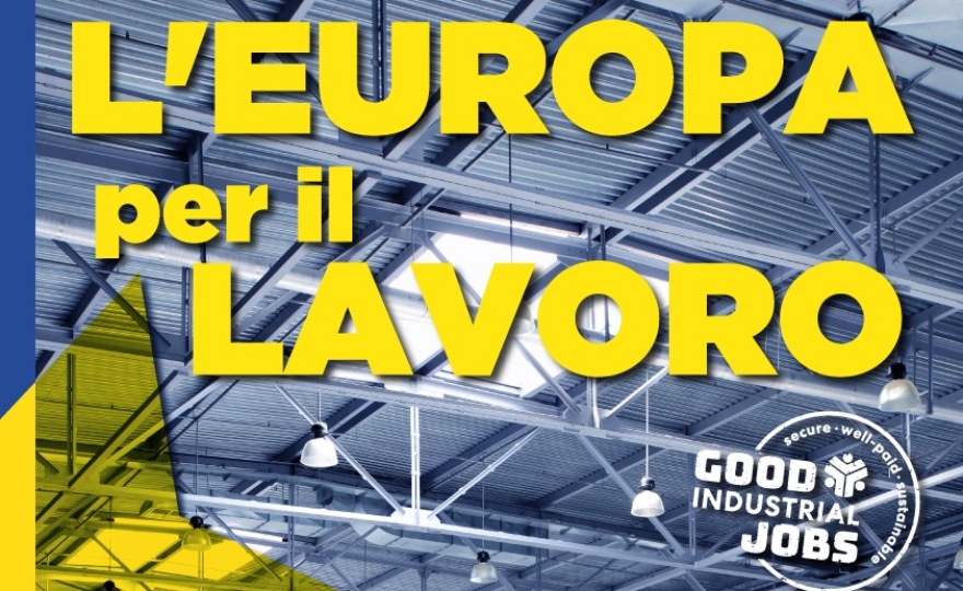 L'Europa per il lavoro. Bruxelles, 5 febbraio 2025: metalmeccanici e chimici insieme in piazza