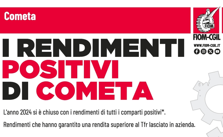 I rendimenti positivi di Cometa (Volantino)